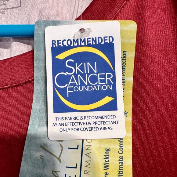 Reel Legends Size Large UPF 40 Performance Outfitters Long Sleeve Tee Shirt Red - Picture 7 of 12